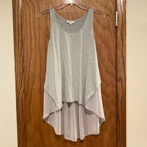 Women’s Grey Hi-Lo Tank